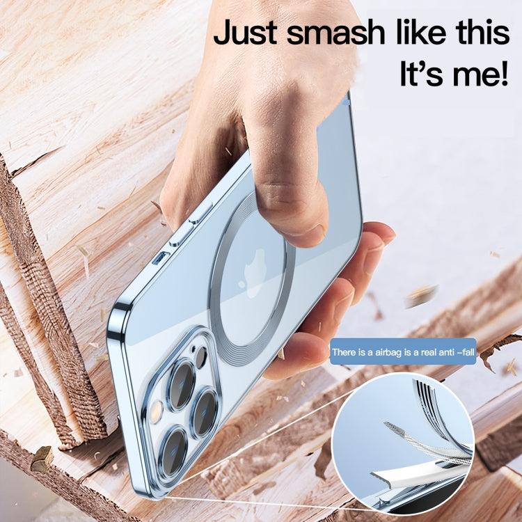 Lens Protector MagSafe Electroplated Phone Case, For iPhone 15