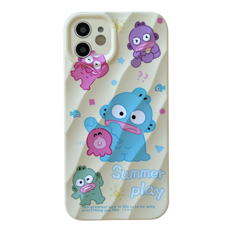 2 in 1 Minimalist Pattem PC Shockproof Phone Case, Series 1