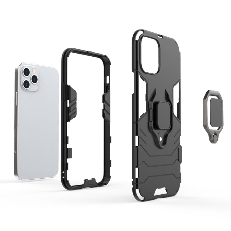 Shockproof PC + TPU Protective Case with Magnetic Ring Holder, For iPhone 12 / 12 Pro, For iPhone 12 Pro Max
