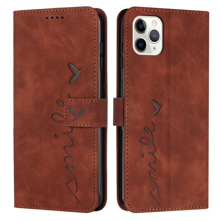 Skin Feel Heart Pattern Leather Phone Case
