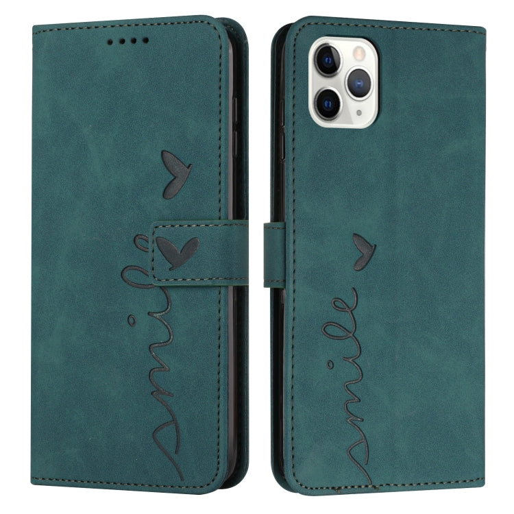 Skin Feel Heart Pattern Leather Phone Case