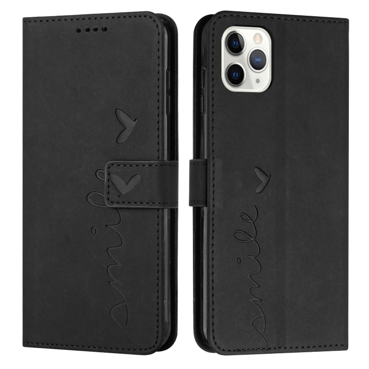 Skin Feel Heart Pattern Leather Phone Case