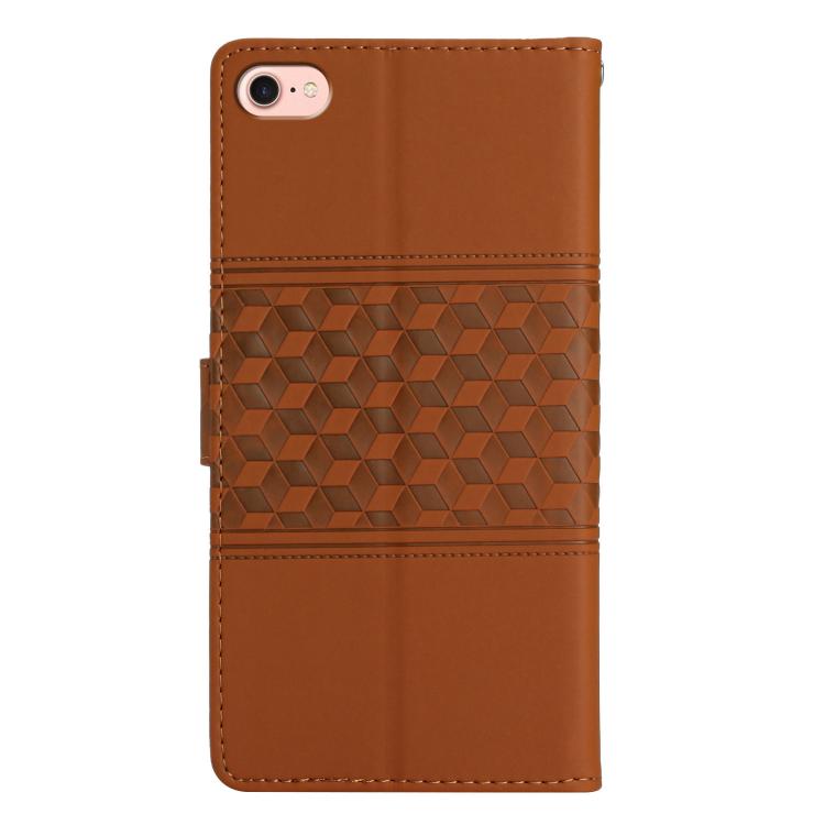 Diamond Embossed Skin Feel Leather Phone Case, For iPhone 16e, For iPhone 16 Pro Max, For iPhone 16 Pro, For iPhone 16 Plus