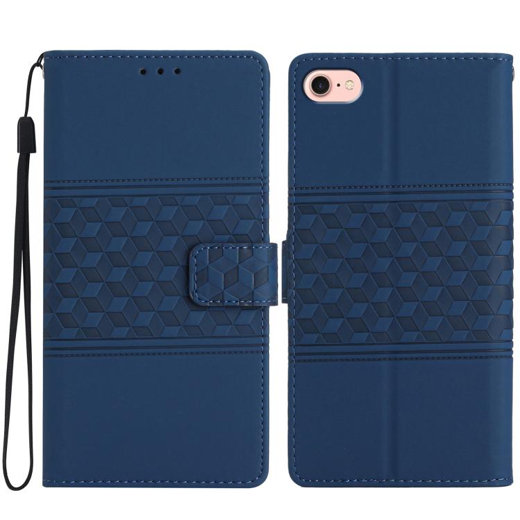 Diamond Embossed Skin Feel Leather Phone Case, For iPhone 16e, For iPhone 16 Pro Max, For iPhone 16 Pro, For iPhone 16 Plus