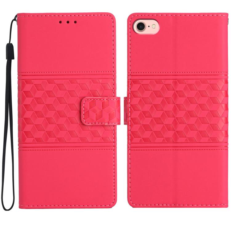 Diamond Embossed Skin Feel Leather Phone Case, For iPhone 16e, For iPhone 16 Pro Max, For iPhone 16 Pro, For iPhone 16 Plus