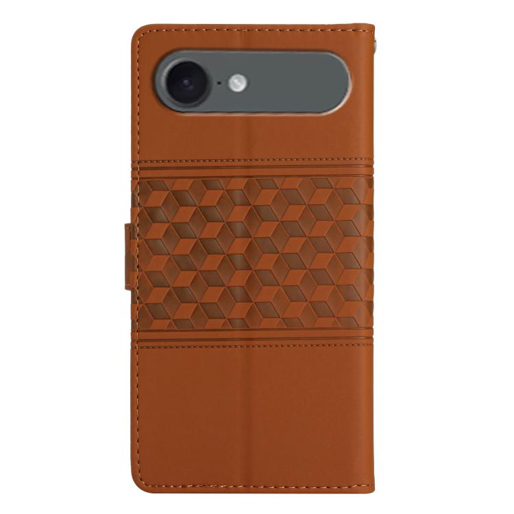 Diamond Embossed Skin Feel Leather Phone Case, For iPhone 16e, For iPhone 16 Pro Max, For iPhone 16 Pro, For iPhone 16 Plus