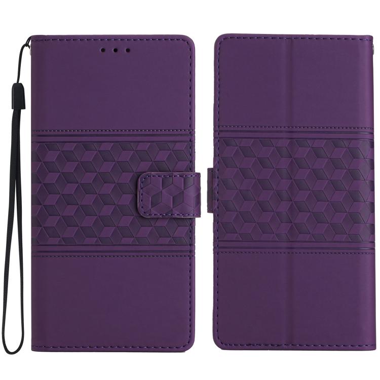 Diamond Embossed Skin Feel Leather Phone Case, For iPhone 17 Pro Max, For iPhone 17 Pro, For iPhone 17, For iPhone 17 Air