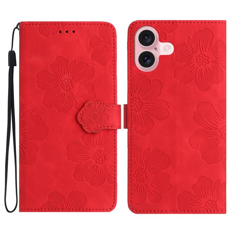 Flower Embossing Pattern Leather Phone Case, For iPhone 17 Pro Max, For iPhone 17 Pro, For iPhone 17, For iPhone 17 Air