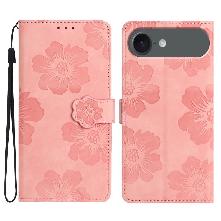 Flower Embossing Pattern Leather Phone Case, For iPhone 17 Pro Max, For iPhone 17 Pro, For iPhone 17, For iPhone 17 Air