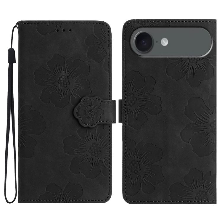 Flower Embossing Pattern Leather Phone Case, For iPhone 17 Pro Max, For iPhone 17 Pro, For iPhone 17, For iPhone 17 Air