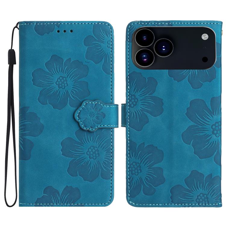 Flower Embossing Pattern Leather Phone Case, For iPhone 17 Pro Max, For iPhone 17 Pro, For iPhone 17, For iPhone 17 Air