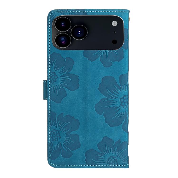 Flower Embossing Pattern Leather Phone Case, For iPhone 17 Pro Max, For iPhone 17 Pro, For iPhone 17, For iPhone 17 Air