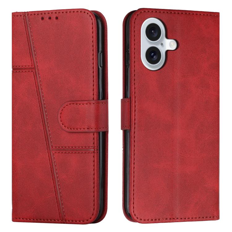 Stitching Calf Texture Buckle Leather Phone Case, For iPhone 18 Pro / 17 Pro, For iPhone 18 Pro Max / 17 Pro Max, For iPhone 17, For iPhone 17 Air