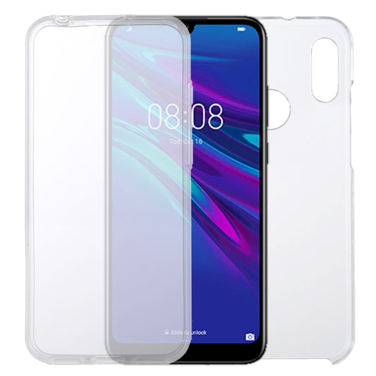 Ultra-thin crystal case for Samsung Galaxy A50 with reinforced TPU bumpers and edge protection
