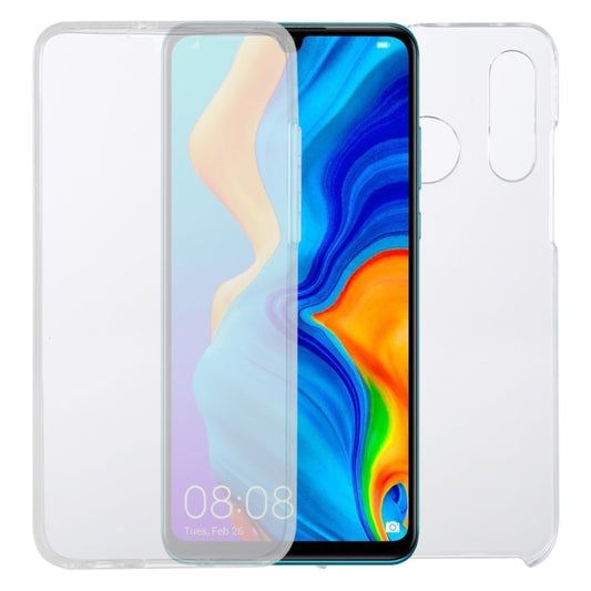 Transparent hybrid case offering dual-layer protection for Huawei P40 Lite device
