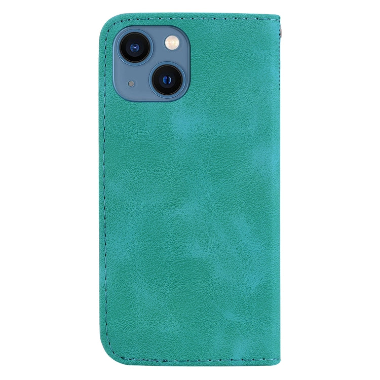 Seven-shaped Embossed Leather Phone Case, For iPhone 13, For iPhone 13 mini, For iPhone 12 / 12 Pro, For iPhone 12 Pro Max