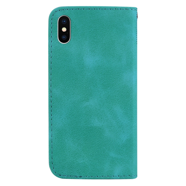 Seven-shaped Embossed Leather Phone Case, For iPhone X / XS, For iPhone XR, For iPhone XS Max