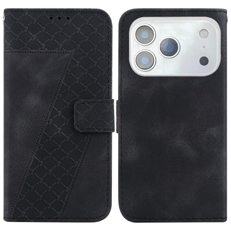 Seven-shaped Embossed Leather Phone Case, For iPhone 17 Pro Max, For iPhone 17 Pro, For iPhone 17, For iPhone 17 Air
