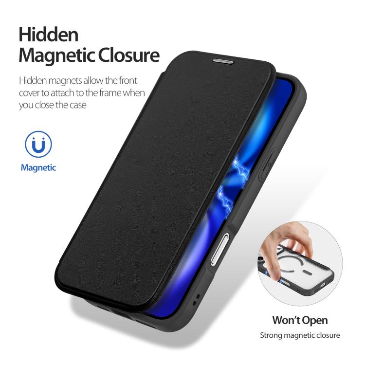 DUX DUCIS Skin X Pro Series Magsafe PC + TPU Phone Leather Case, For iPhone 18 Pro / 17 Pro, For iPhone 18 Pro Max / 17 Pro Max, For iPhone 17, For iPhone 17 Air, For iPhone 16, For iPhone 16 Pro Max, For iPhone 16 Pro, For iPhone 16 Plus              ...