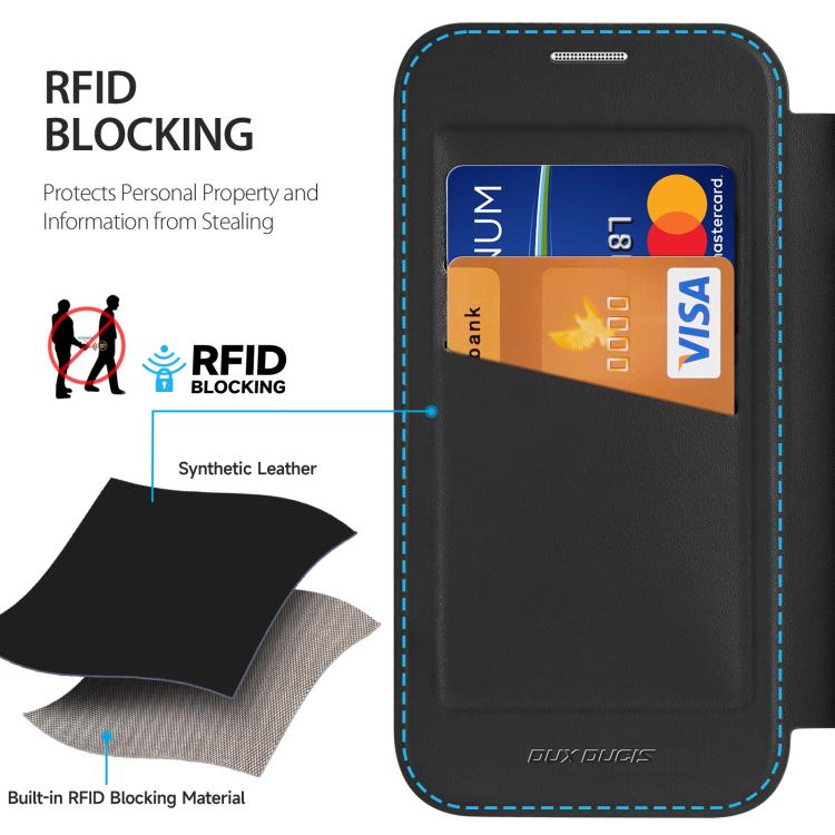 DUX DUCIS Skin X Pro Series Magsafe PC + TPU Phone Leather Case, For iPhone 17, For iPhone Air