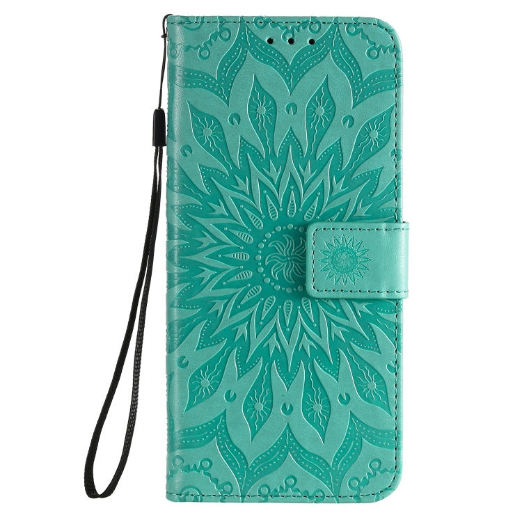Embossed Sunflower Pattern Horizontal Flip PU Leather Case with Holder & Card Slots & Wallet & Lanyard, For Galaxy A51 5G, For Galaxy A71 5G, For Galaxy A11