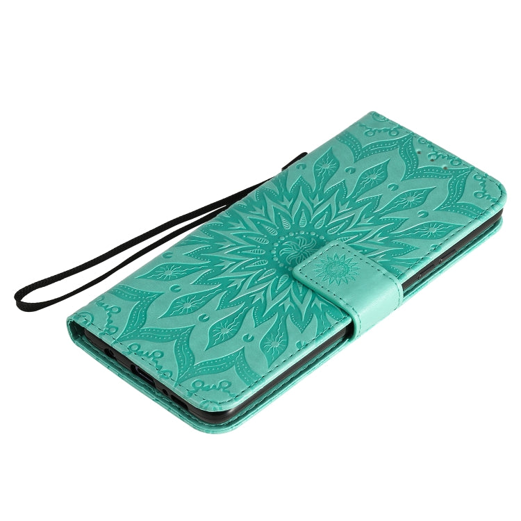 Embossed Sunflower Pattern Horizontal Flip PU Leather Case with Holder & Card Slots & Wallet & Lanyard, For Galaxy A51 5G, For Galaxy A71 5G, For Galaxy A11