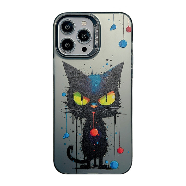 Cute Animal Pattern Series PC + TPU Phone Case, For iPhone 15 Pro, For iPhone 14 Pro