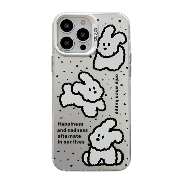 Cute Animal Pattern Series PC + TPU Phone Case, For iPhone 14 Pro Max, For iPhone 15 Plus