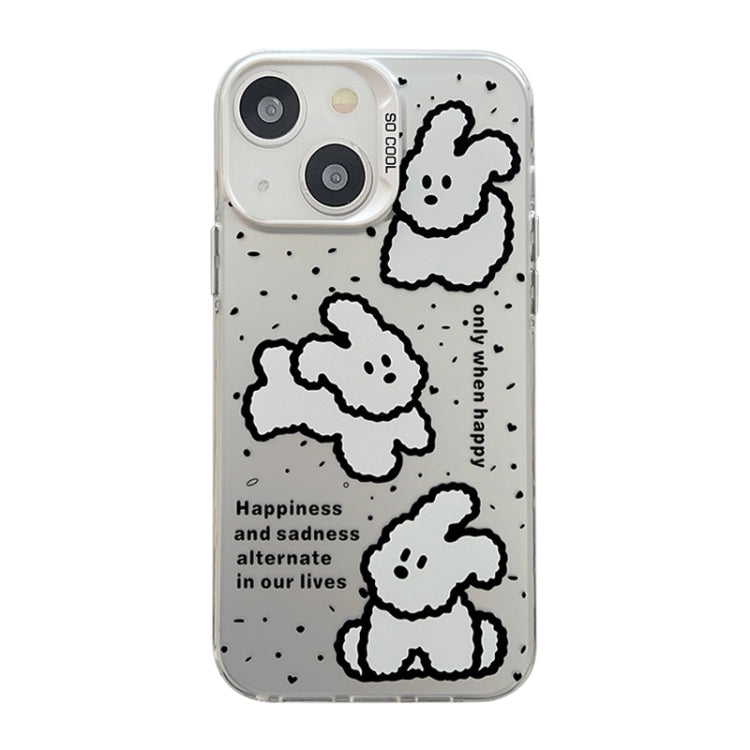 Cute Animal Pattern Series PC + TPU Phone Case, For iPhone 14 Pro Max, For iPhone 15 Plus