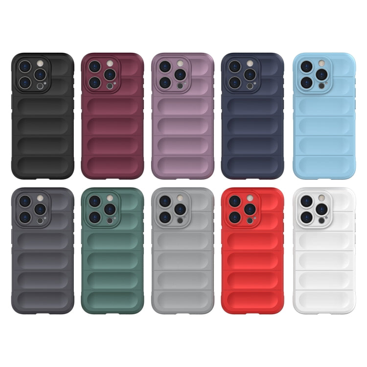 Magic Shield TPU + Flannel Phone Case, For iPhone 15 Pro, For iPhone 15 Plus
