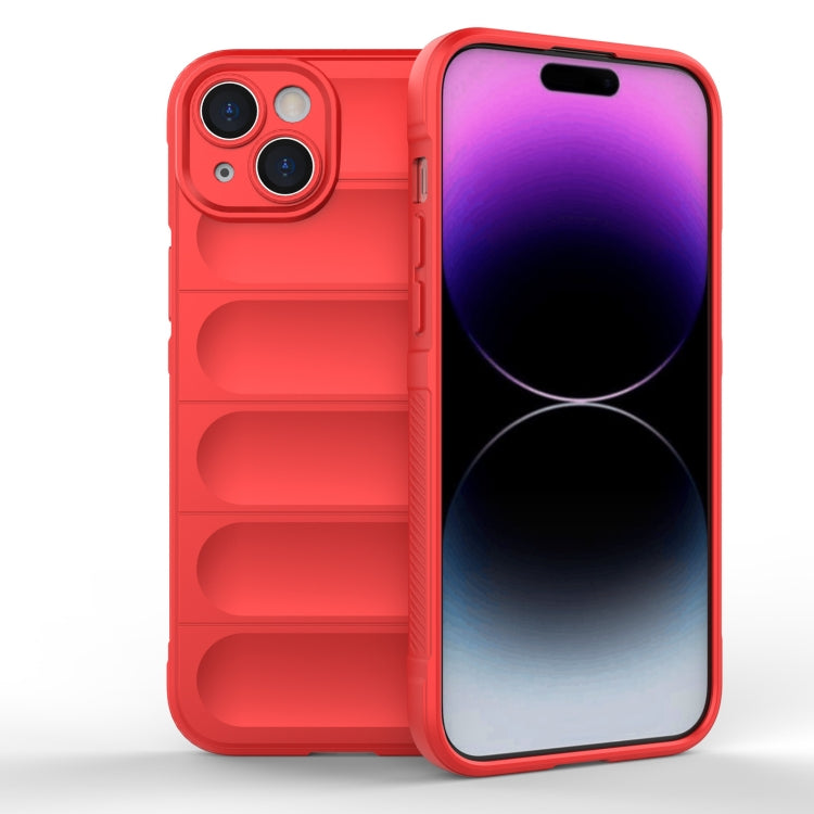Magic Shield TPU + Flannel Phone Case, For iPhone 15 Pro, For iPhone 15 Plus