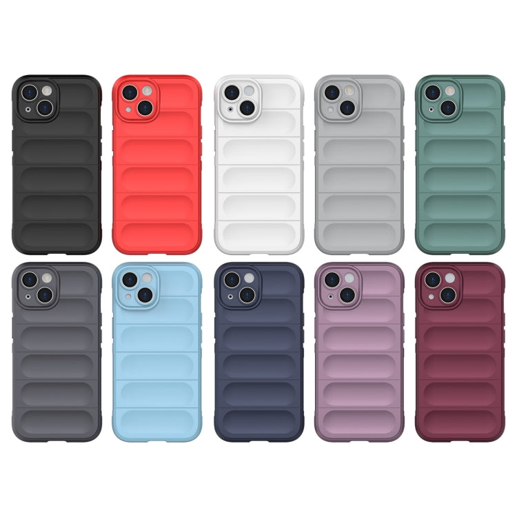 Magic Shield TPU + Flannel Phone Case, For iPhone 15