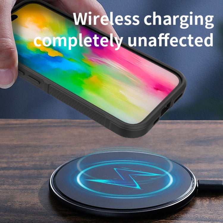 Magic Shield TPU + Flannel Phone Case, For iPhone 16, For iPhone 15 Pro Max