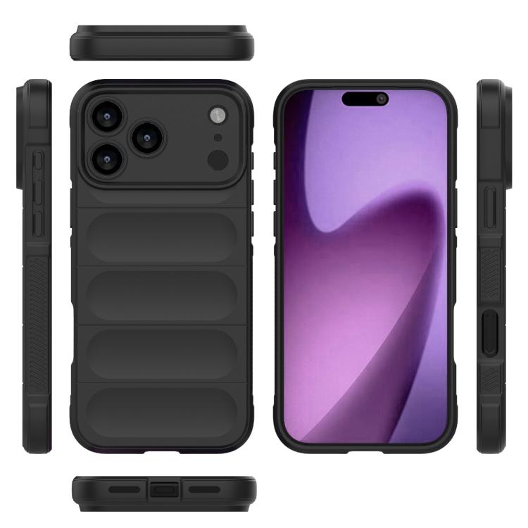 Magic Shield TPU + Flannel Phone Case, For iPhone 17 Pro Max, For iPhone 17 Pro