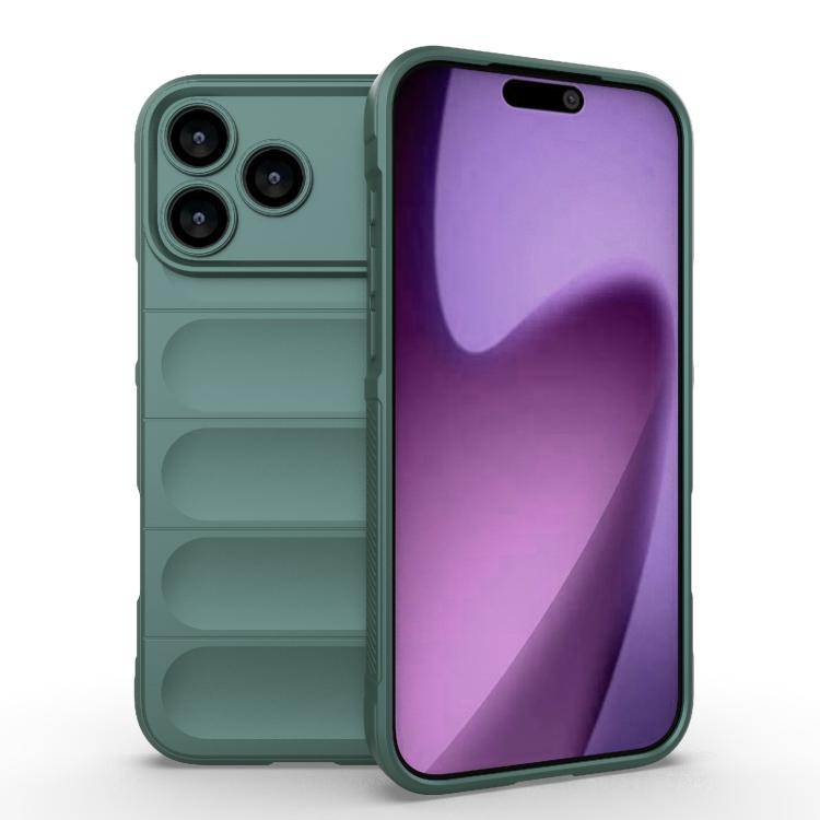 Magic Shield TPU + Flannel Phone Case, For iPhone 17 Pro Max, For iPhone 17 Pro