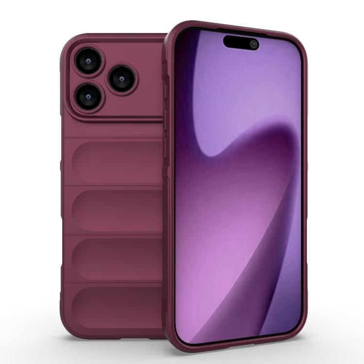 Magic Shield TPU + Flannel Phone Case, For iPhone 17 Pro Max, For iPhone 17 Pro