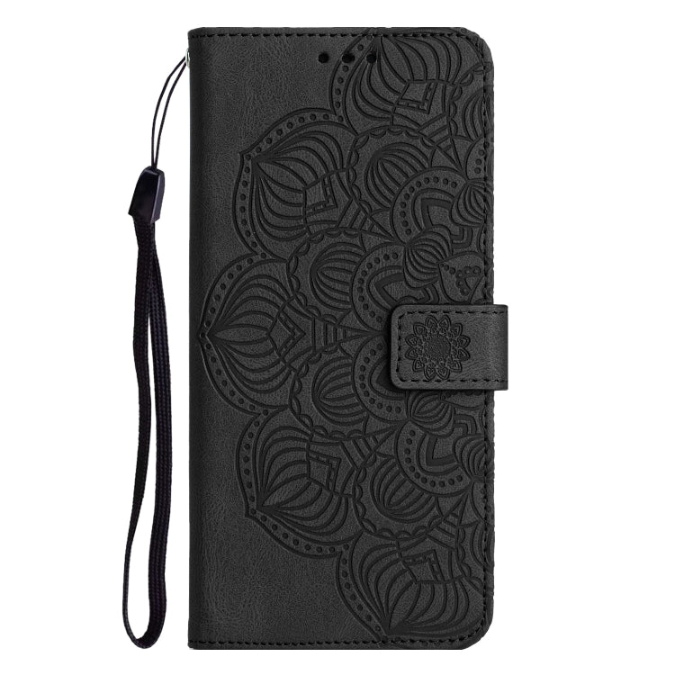 Mandala Embossed Flip Leather Phone Case