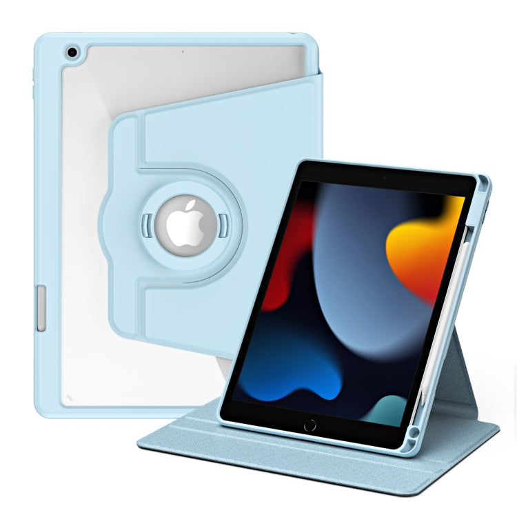 Acrylic 360 Rotation Detachable Leather Tablet Case, For iPad Pro 10.2 2021/2020/2019