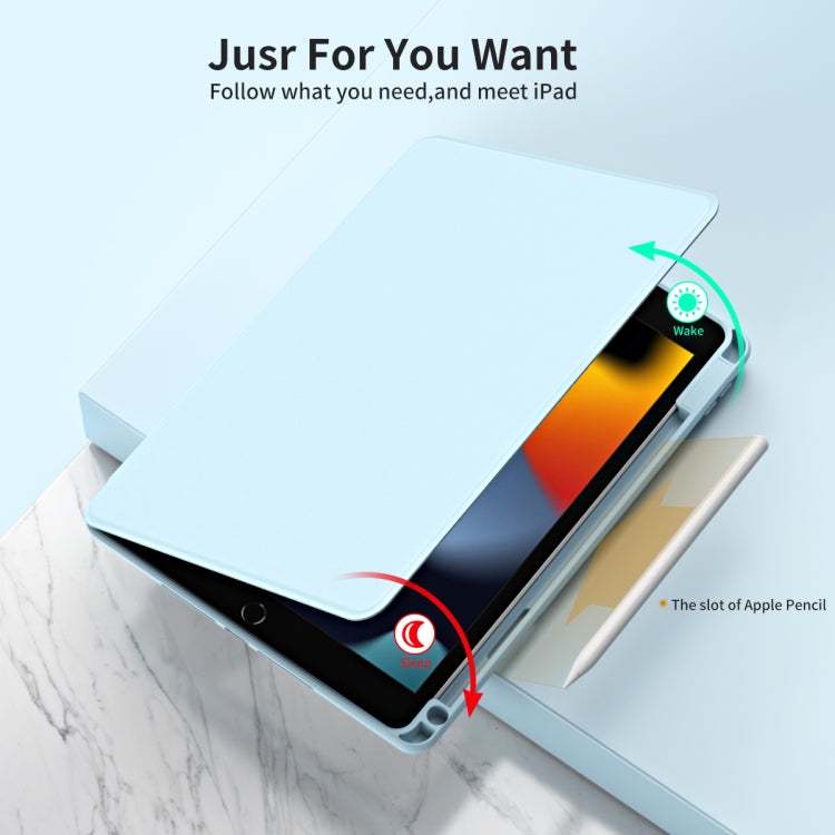 Acrylic 360 Rotation Detachable Leather Tablet Case, For iPad Pro 10.2 2021/2020/2019