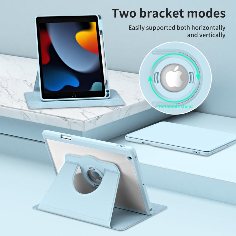 Acrylic 360 Rotation Detachable Leather Tablet Case, For iPad Pro 10.2 2021/2020/2019