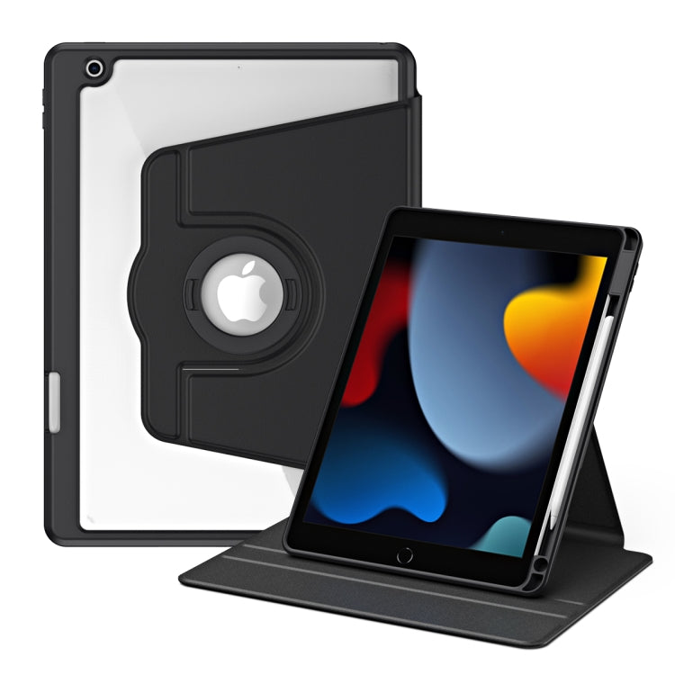 Acrylic 360 Rotation Detachable Leather Tablet Case, For iPad Pro 10.2 2021/2020/2019