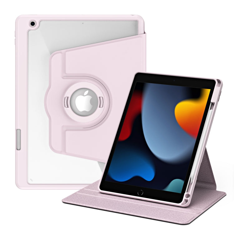 Acrylic 360 Rotation Detachable Leather Tablet Case, For iPad Pro 10.2 2021/2020/2019