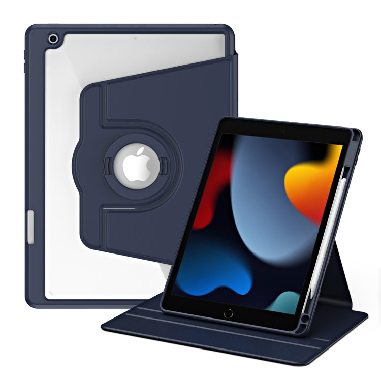 Acrylic 360 Rotation Detachable Leather Tablet Case, For iPad Pro 10.2 2021/2020/2019