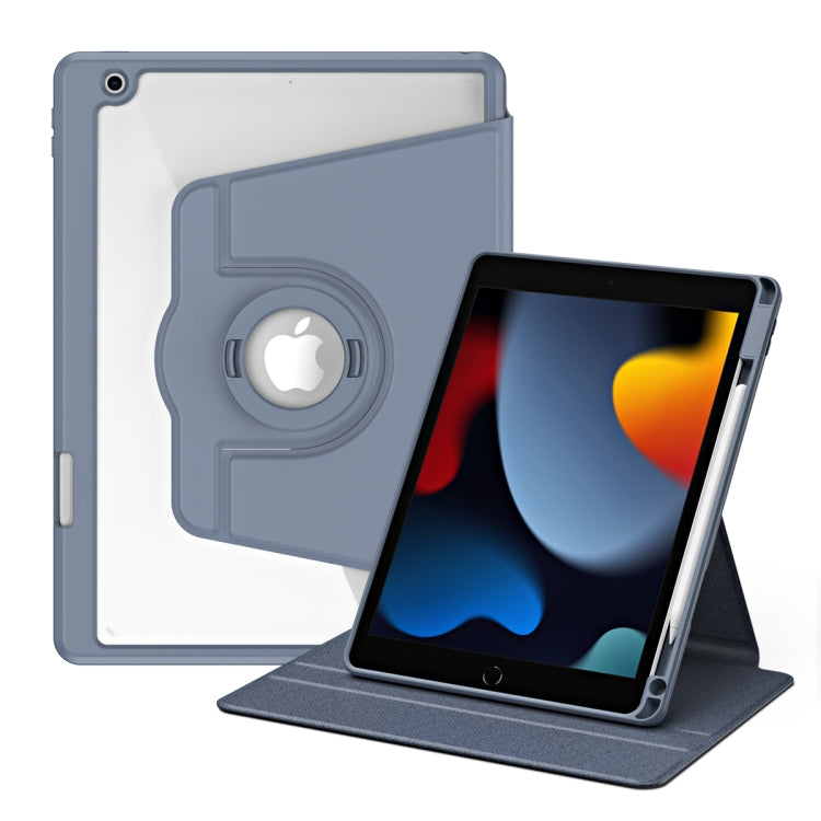 Acrylic 360 Rotation Detachable Leather Tablet Case, For iPad Pro 10.2 2021/2020/2019