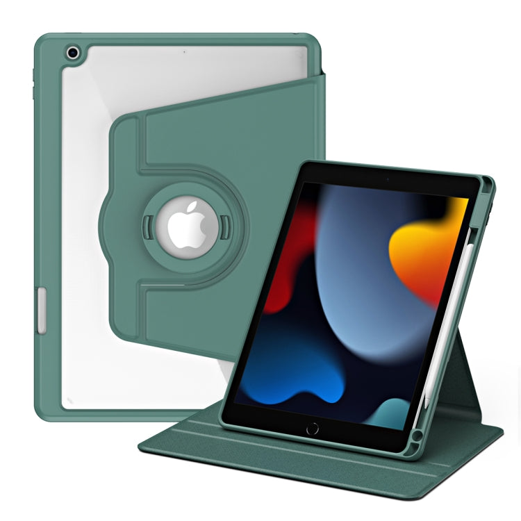 Acrylic 360 Rotation Detachable Leather Tablet Case, For iPad Pro 10.2 2021/2020/2019