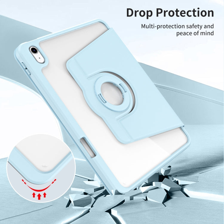 Acrylic 360 Rotation Detachable Leather Tablet Case, For iPad 10th Gen 10.9 2022, For iPad Air 11 2025 / 2024, For iPad Air 13 2025 / 2024