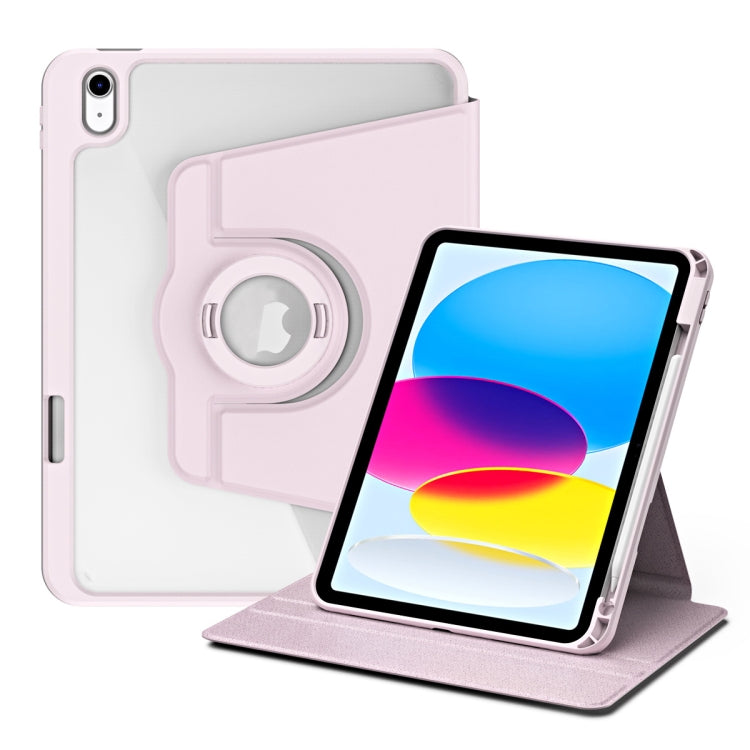 Acrylic 360 Rotation Detachable Leather Tablet Case, For iPad 10th Gen 10.9 2022, For iPad Air 11 2025 / 2024, For iPad Air 13 2025 / 2024