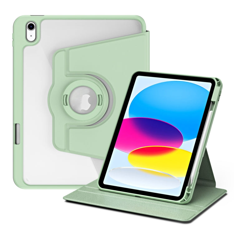 Acrylic 360 Rotation Detachable Leather Tablet Case, For iPad 10th Gen 10.9 2022, For iPad Air 11 2025 / 2024, For iPad Air 13 2025 / 2024