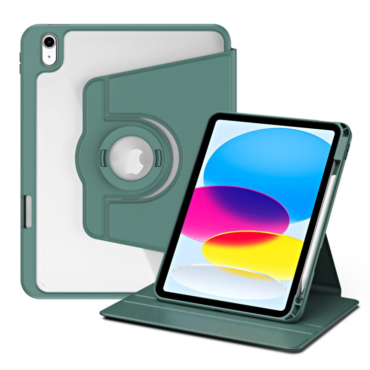 Acrylic 360 Rotation Detachable Leather Tablet Case, For iPad 10th Gen 10.9 2022, For iPad Air 11 2025 / 2024, For iPad Air 13 2025 / 2024
