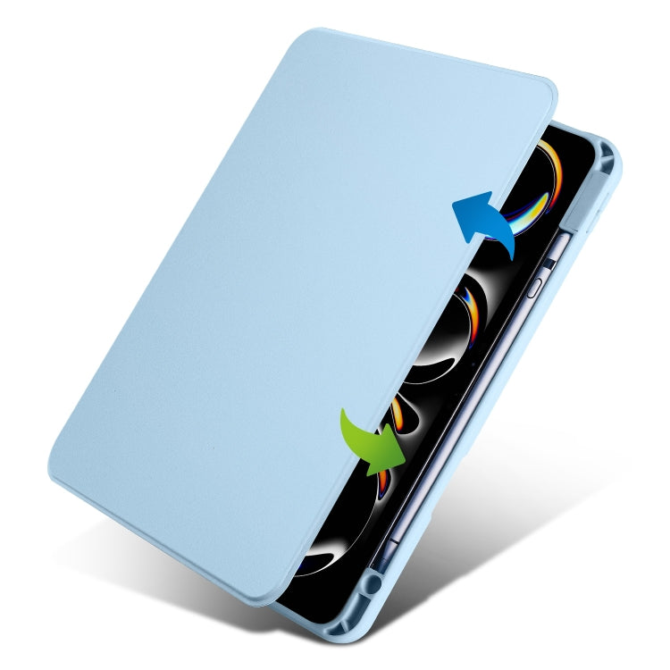 Acrylic 360 Rotation Detachable Leather Tablet Case, For iPad Pro 11 2025 / 2024, For iPad 10th Gen 10.9 2022, For iPad Pro 11 2022 / Air 10.9 2022